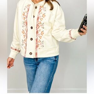 NWT ODDI CARDIGAN WITH COLORFUL ACCENTS